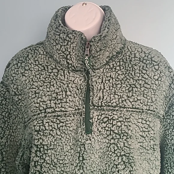 Ladies Sherpa Pullover - Picture 1 of 7
